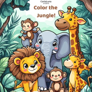 🖍️ Color the Jungle! Downloadable PDF